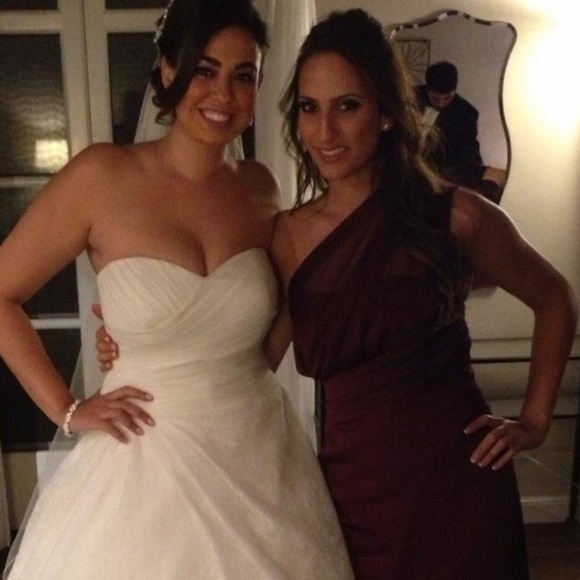 Bridesmaids dress. Jim Hjelm size 12 (fits like a size 6) - Picture 3 of 3